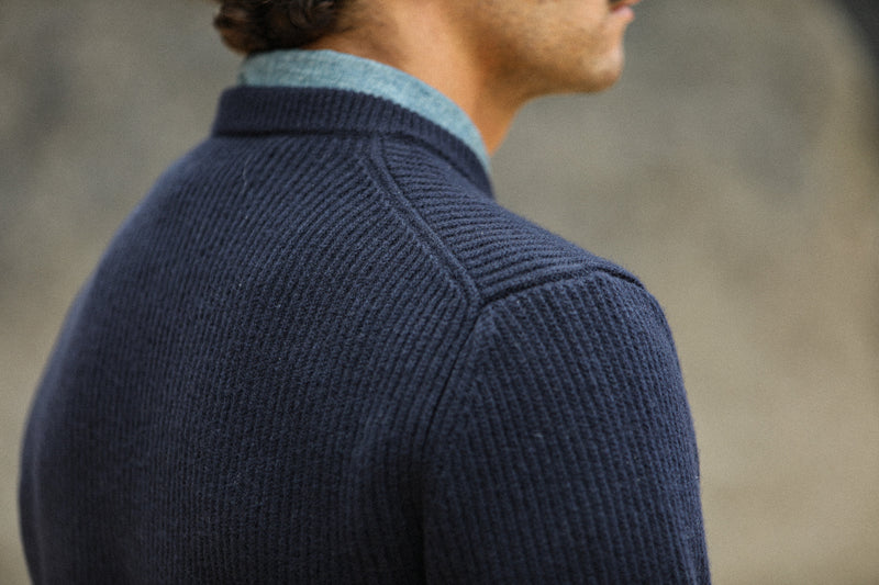 Pull Militaire Lambswool Navy
