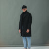 Manteau Long Laine & Cachemire Noir