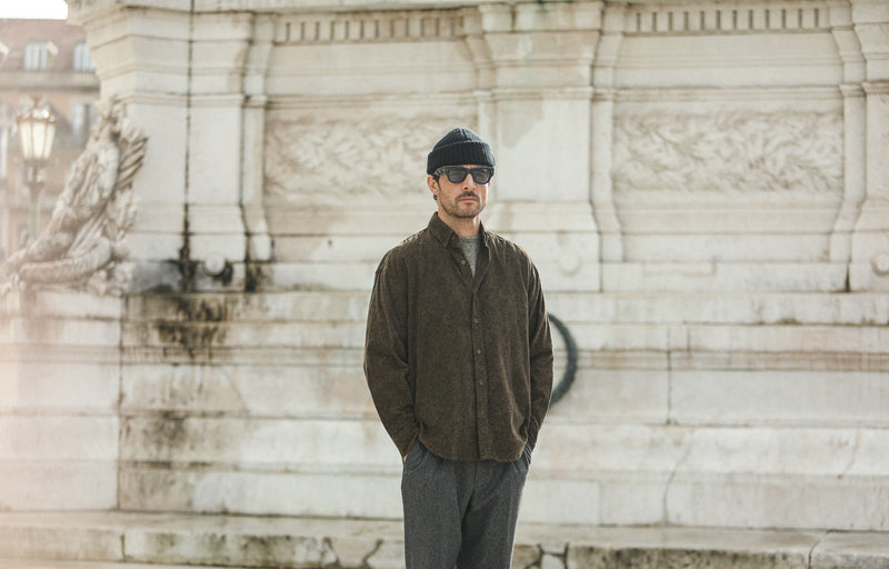 Chemise Velours Japan Paisley - New Modern Fit