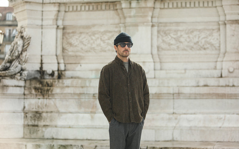 Chemise Velours Japan Paisley - New Modern Fit