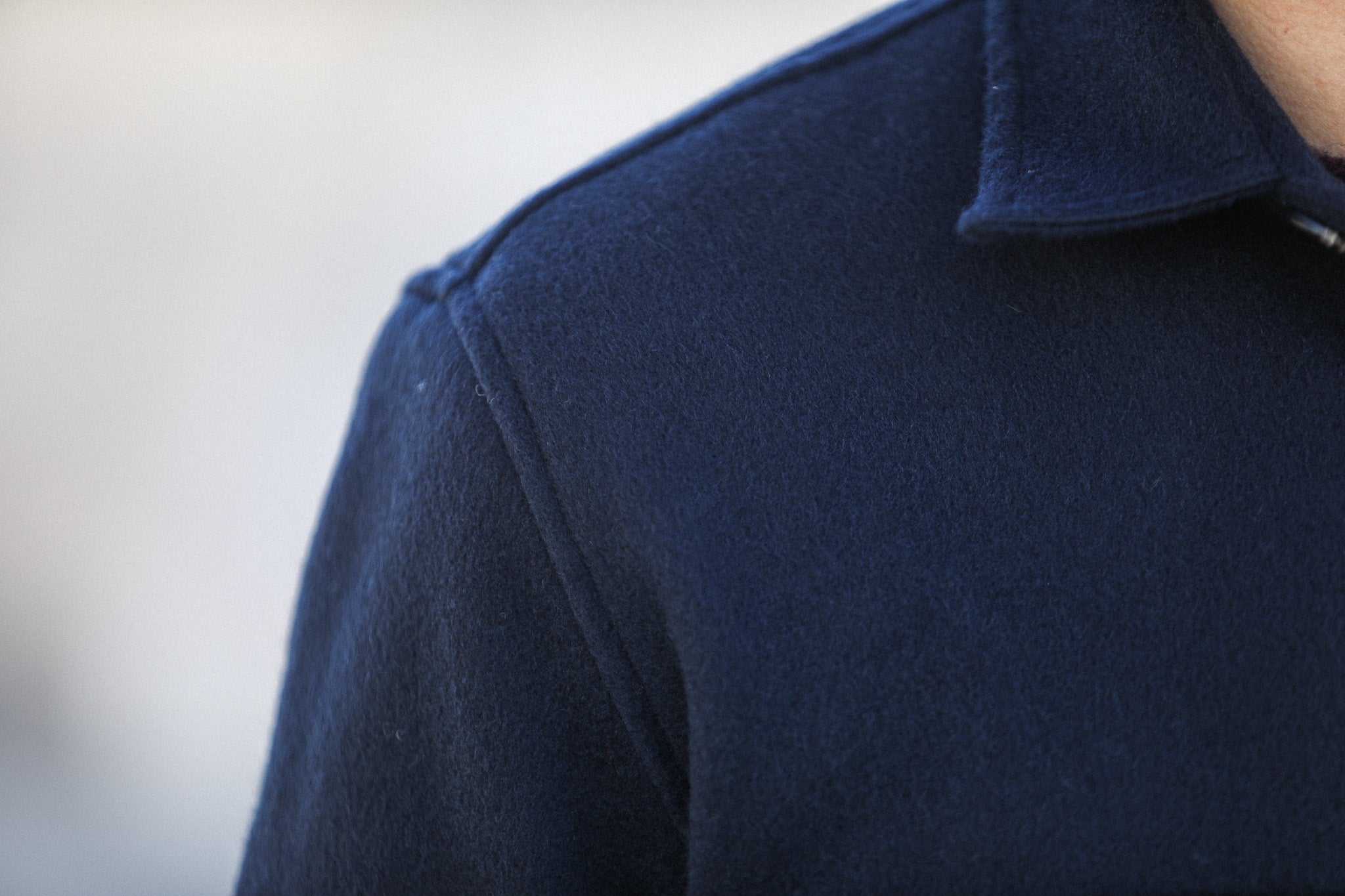 Surchemise Laine Lambswool Navy