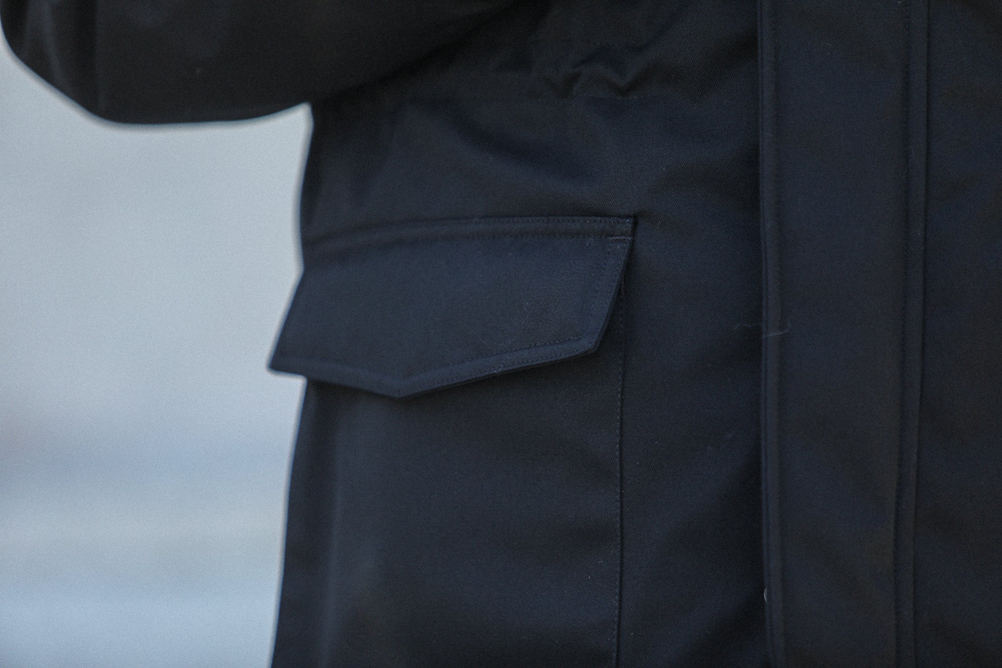 Parka Hiver Imperméable Navy - Isolation Primaloft