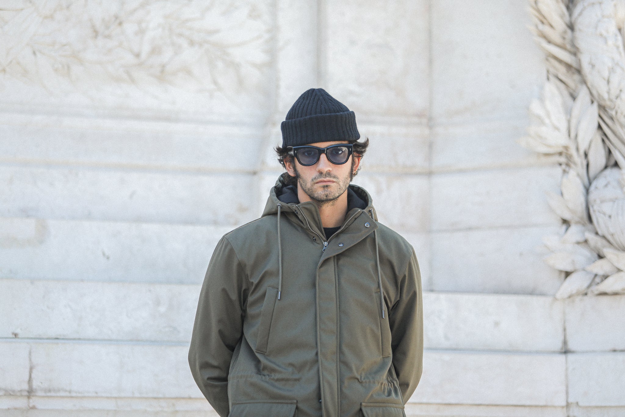 Parka Hiver Imperméable Khaki - Isolation Primaloft
