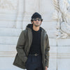 Parka Hiver Imperméable Khaki - Isolation Primaloft