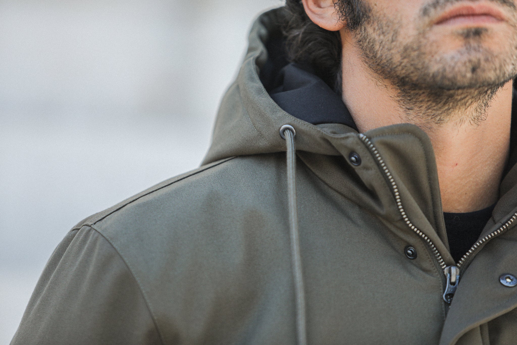Parka Hiver Imperméable Khaki - Isolation Primaloft