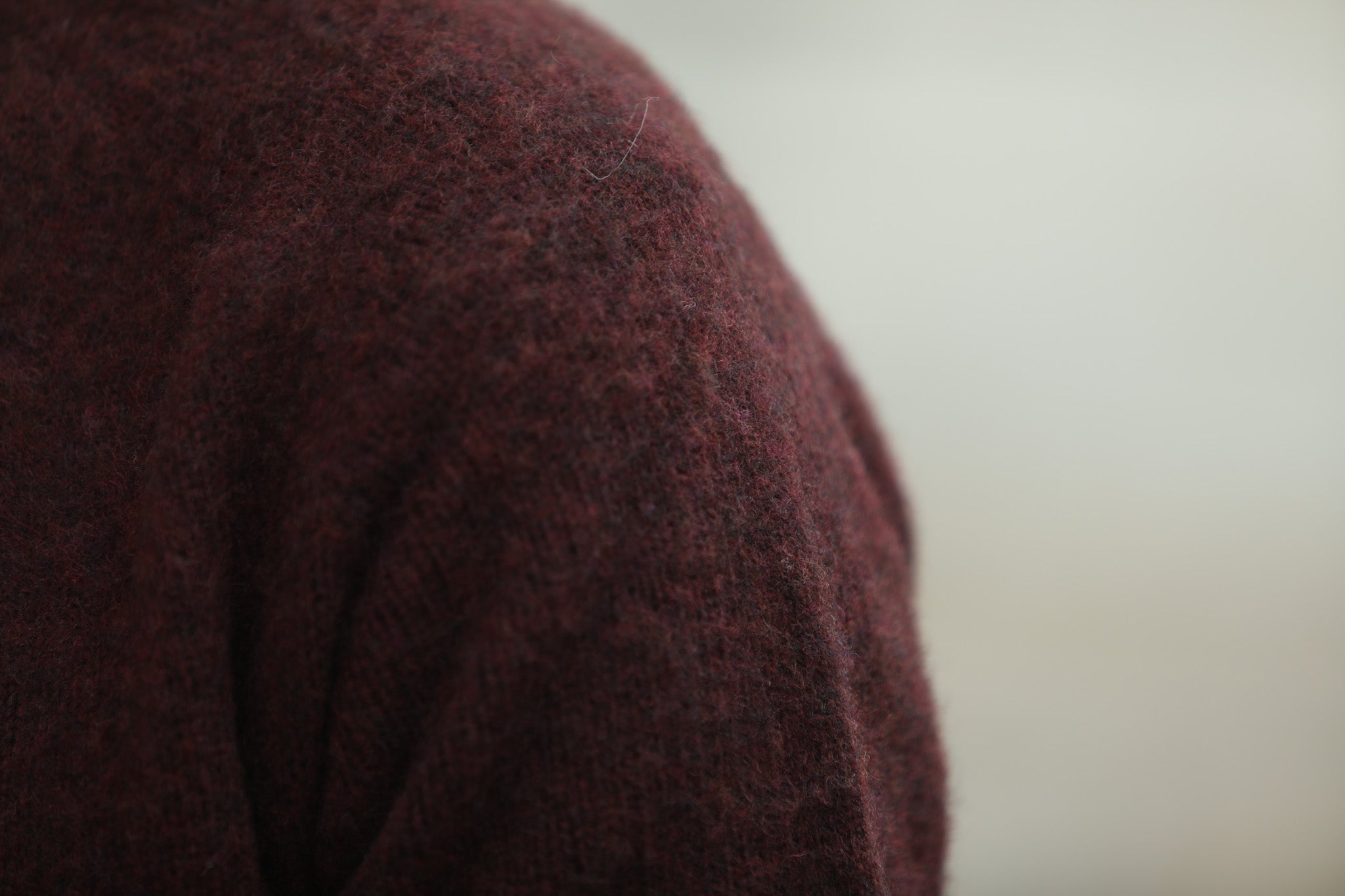 Pull Shetland "Shaggy" Purple