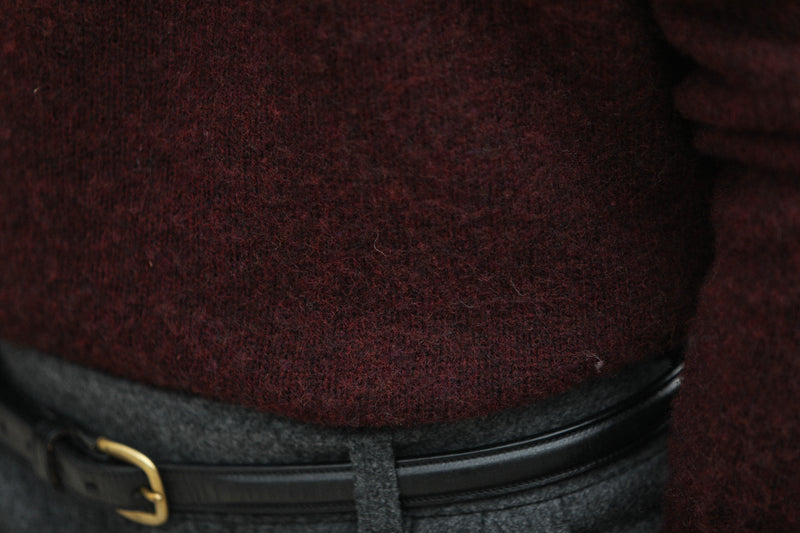 Pull Shetland "Shaggy" Purple