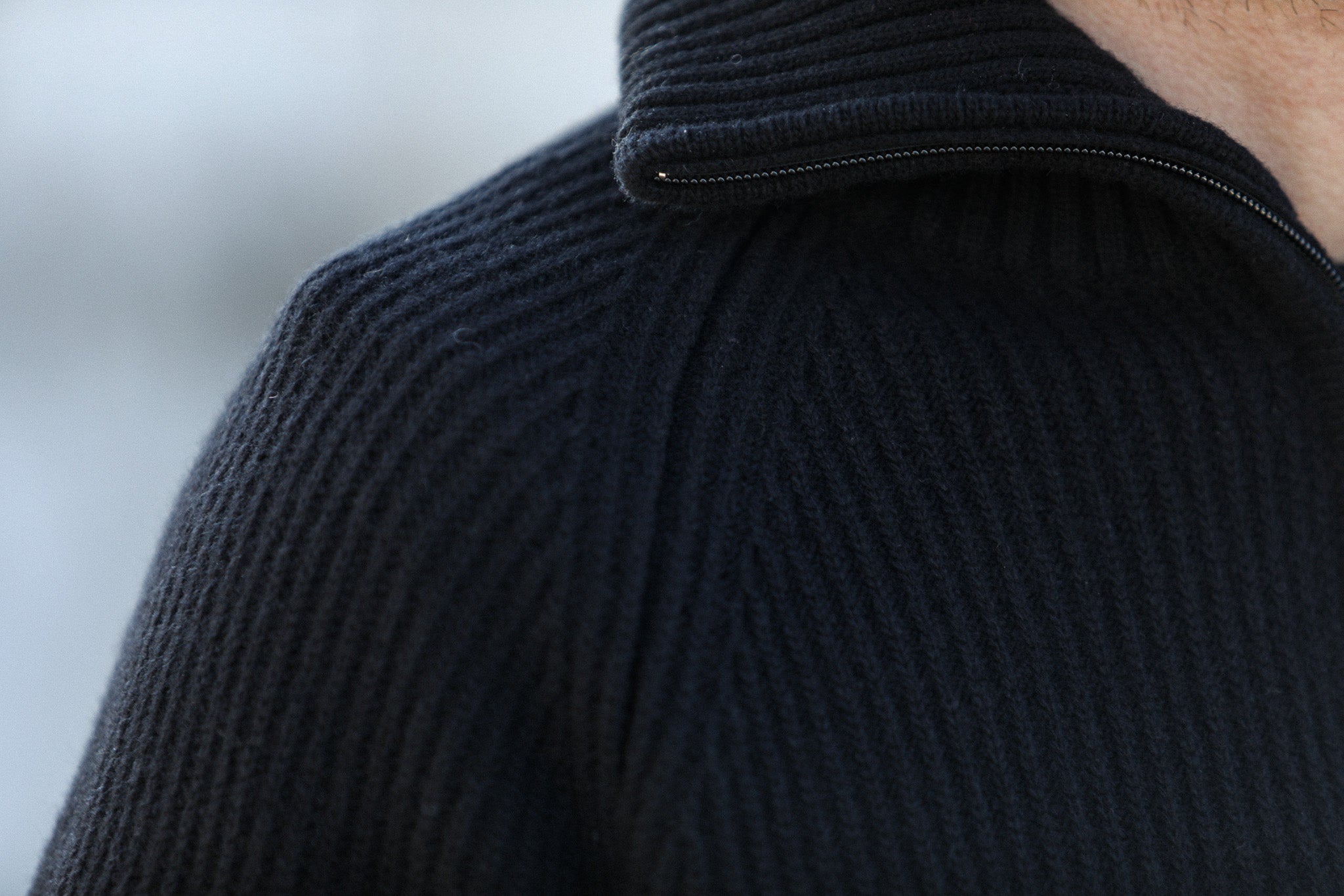 Pull Trucker Lambswool Noir