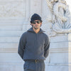 Pull Trucker lambswool - Dark Grey
