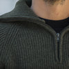 Pull Trucker lambswool - Khaki