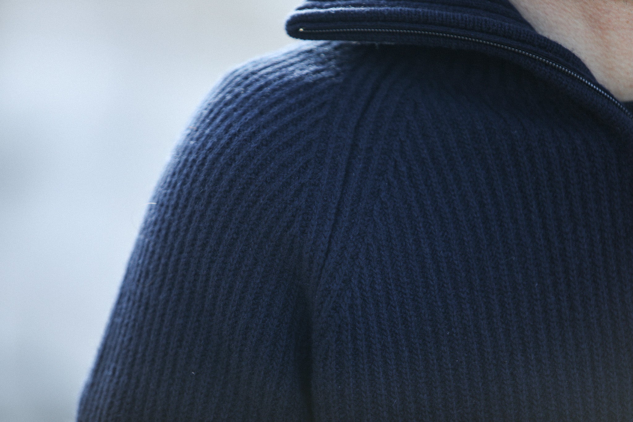 Pull Trucker lambswool Navy