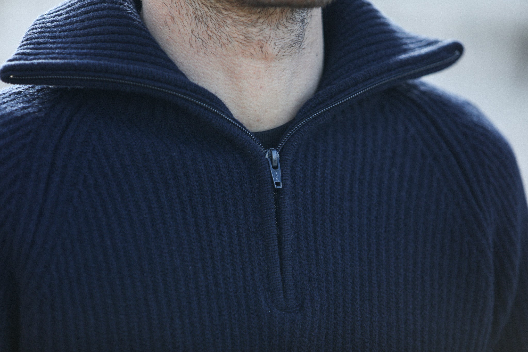 Pull Trucker lambswool Navy