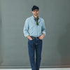 Jean Selvedge Blue Stonewash - Tapered Fit