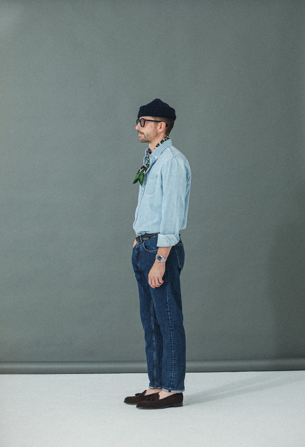 Jean Selvedge Blue Stonewash - Tapered Fit