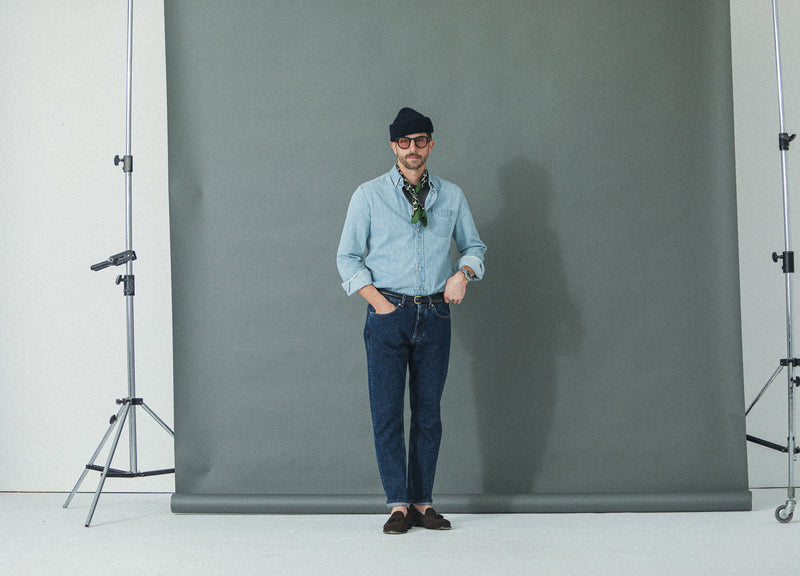 Jean Selvedge Blue Stonewash - Tapered Fit