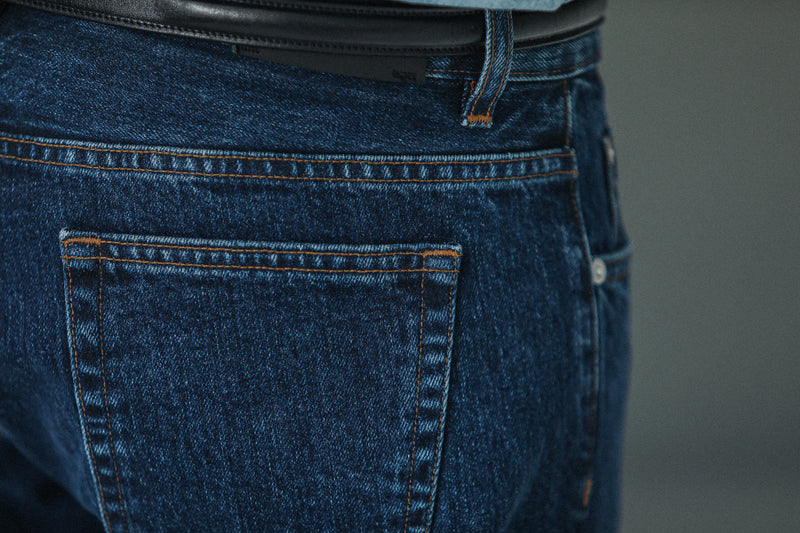 Jean Selvedge Blue Stonewash - Tapered Fit