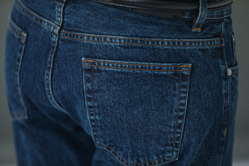 Jean Selvedge Blue Stonewash - Tapered Fit