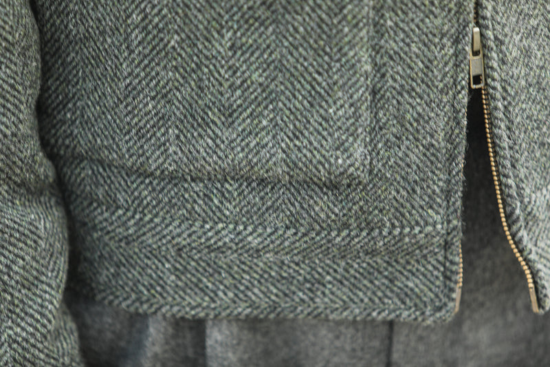 Veste Aviator Laine Chevrons - Khaki