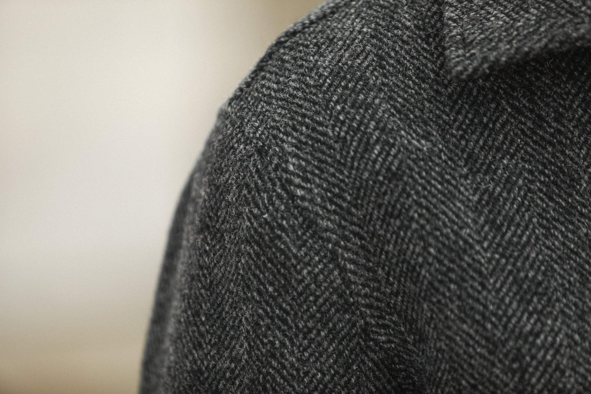 Veste Aviator Laine Chevrons - Grey