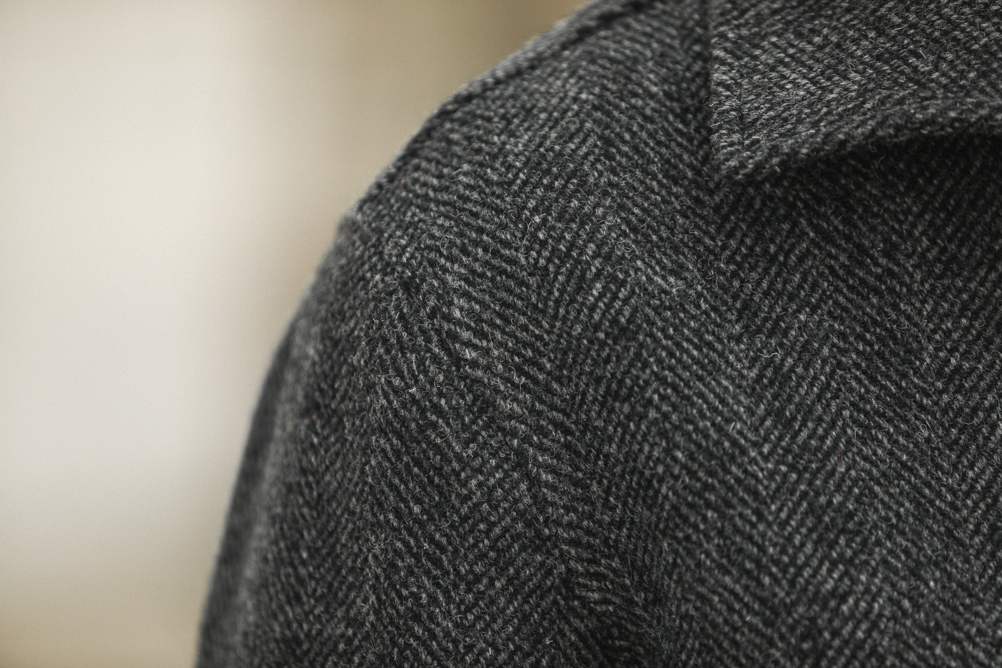 Veste Aviator Laine Chevrons - Grey