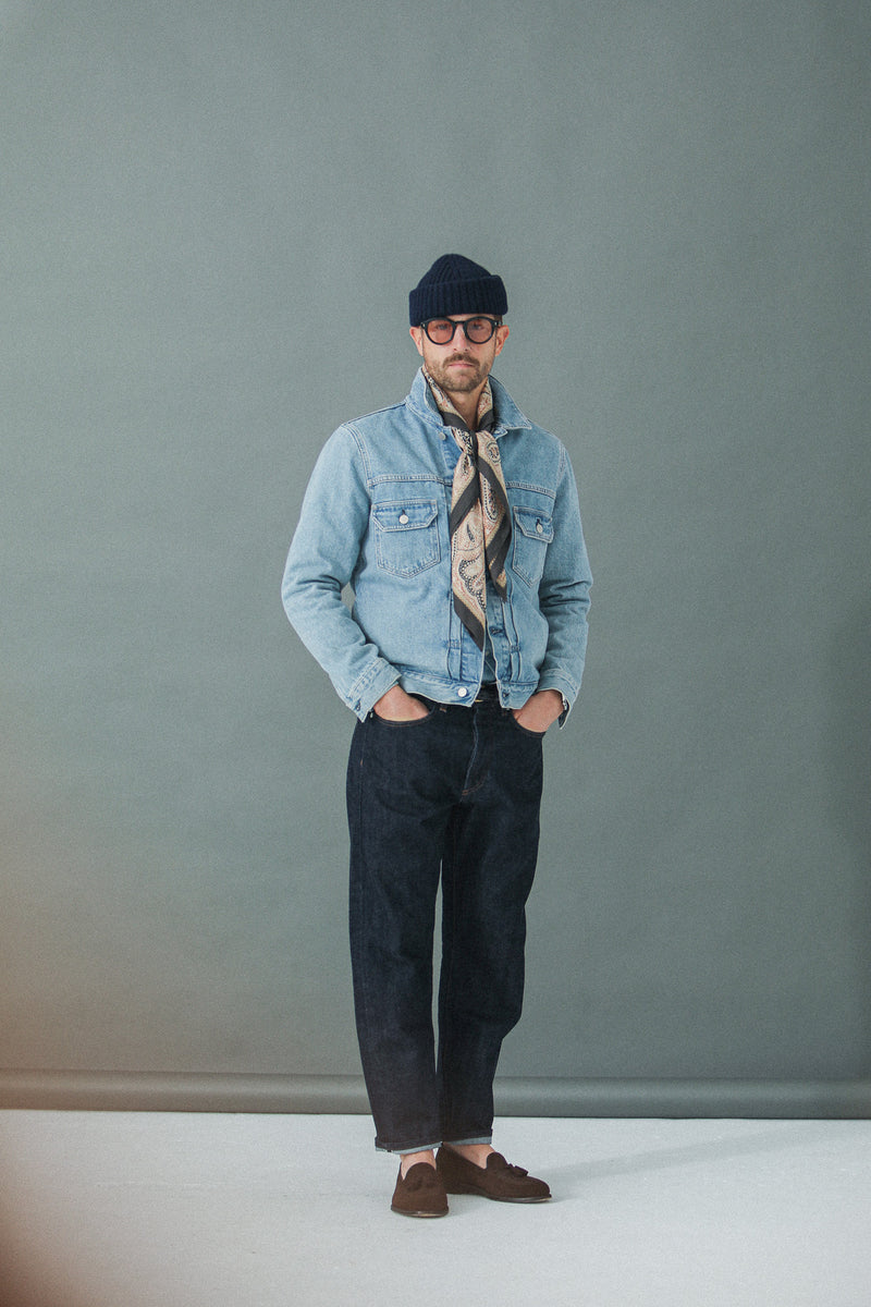 Jean Selvedge Japonais Indigo - Athletic Fit