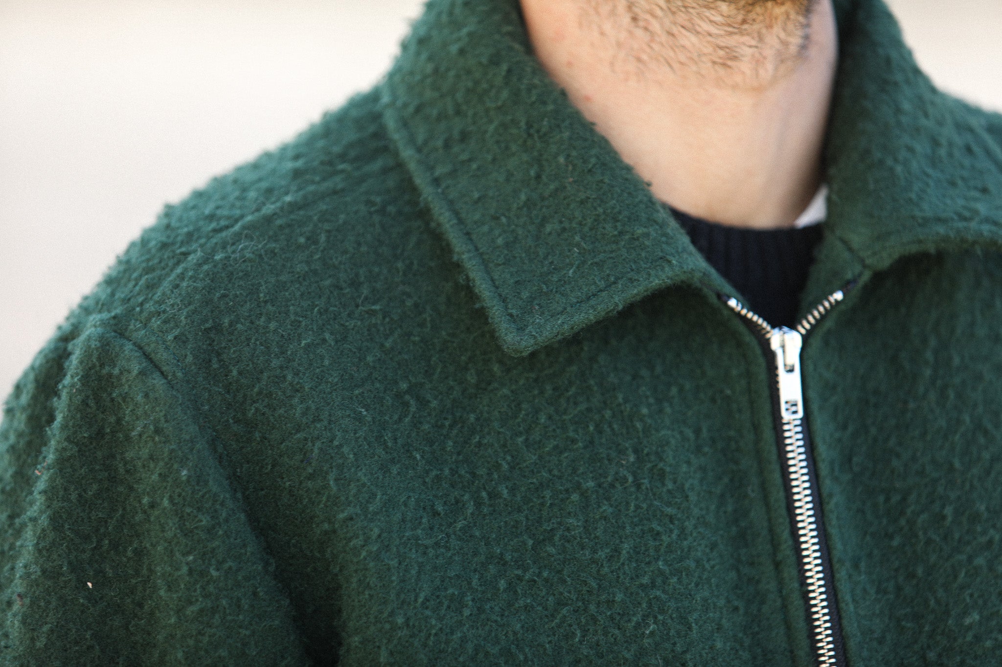 Veste Aviator Laine Casentino Green