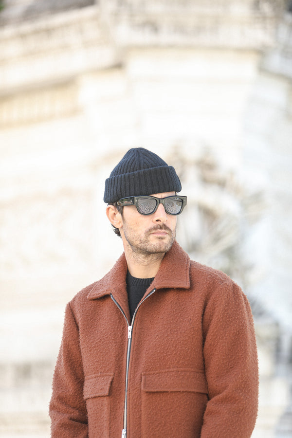 Veste Aviator Laine Casentino Rouille