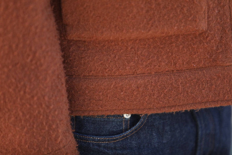 Veste Aviator Laine Casentino Rouille