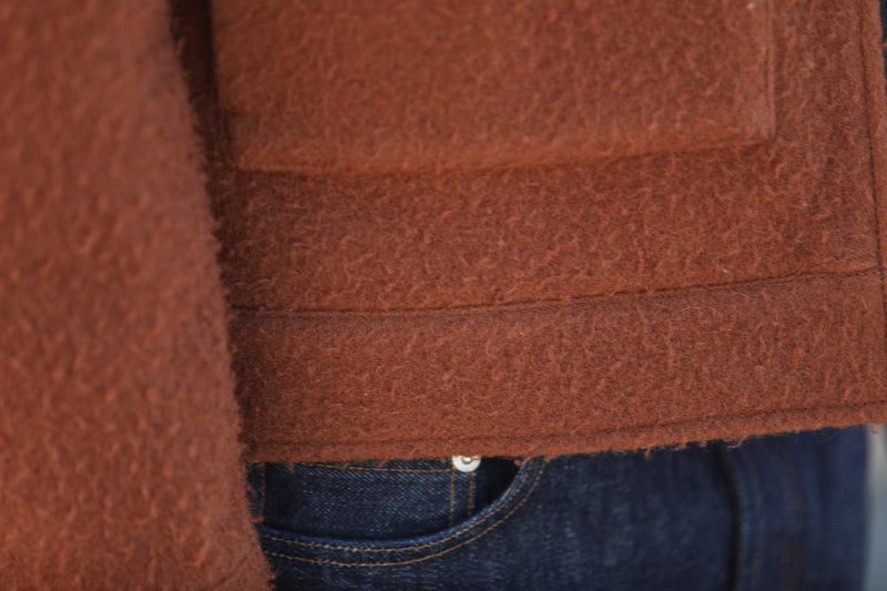 Veste Aviator Laine Casentino Rouille