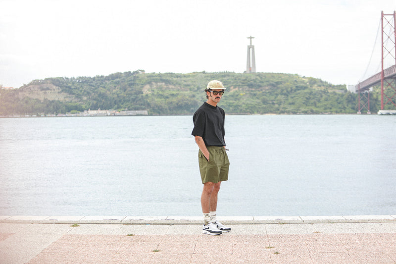 Beach Short Ripstop Japonais Khaki