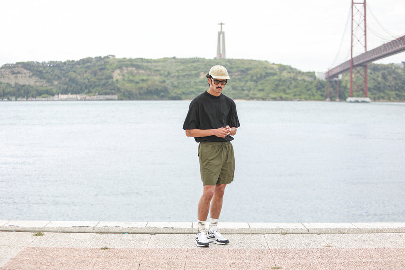 Beach Short Ripstop Japonais Khaki