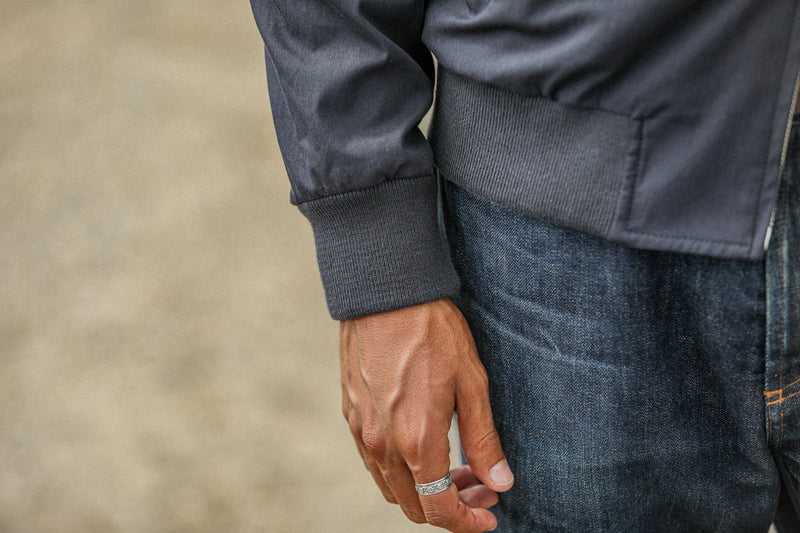 Blouson Bomber Léger Navy