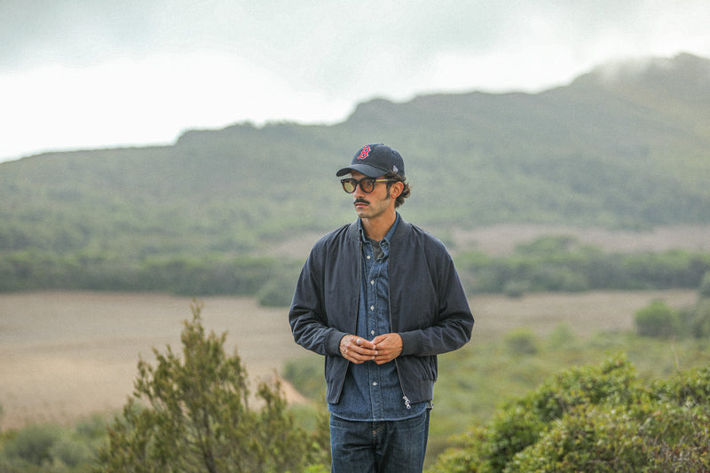 Blouson Bomber Léger Navy