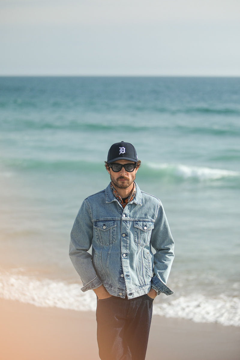 Trucker Jacket Denim Japonais Bleached