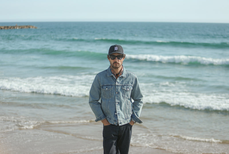 Trucker Jacket Denim Japonais Bleached