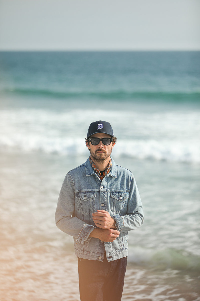 Trucker Jacket Denim Japonais Bleached