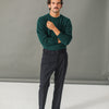 Pantalon Flanelle à double pinces - Marine