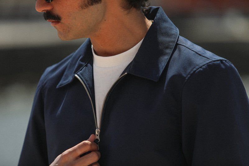 Blouson Technique Imperméable Aviator Navy