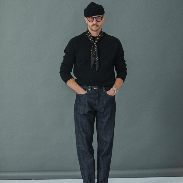 Jean Japonais Selvedge Brut D'LOOP - Taille W38 L36 - Coupé Droit - Fait Main En Allemagne