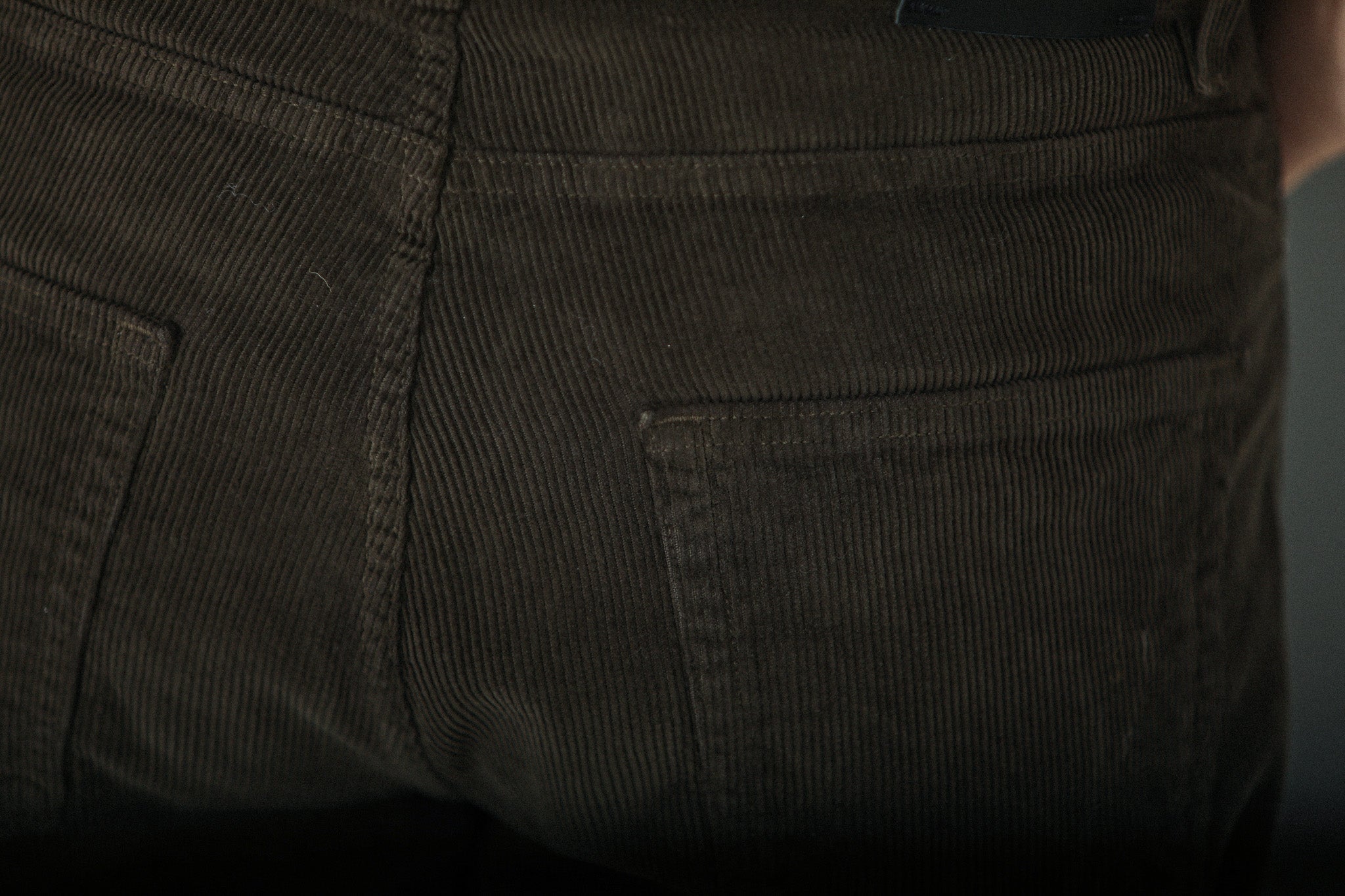 Jean Velours Khaki -  Comfort Fit