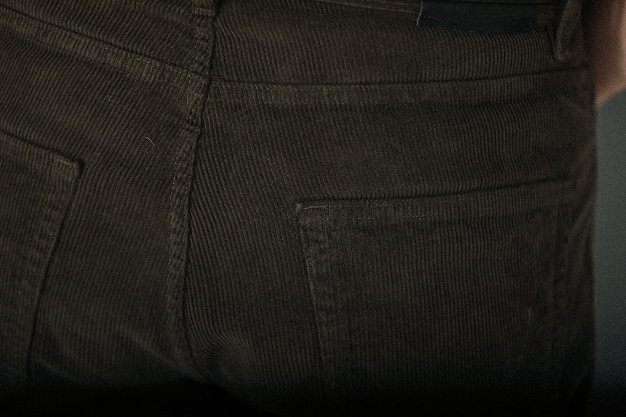 Jean Velours Khaki -  Comfort Fit