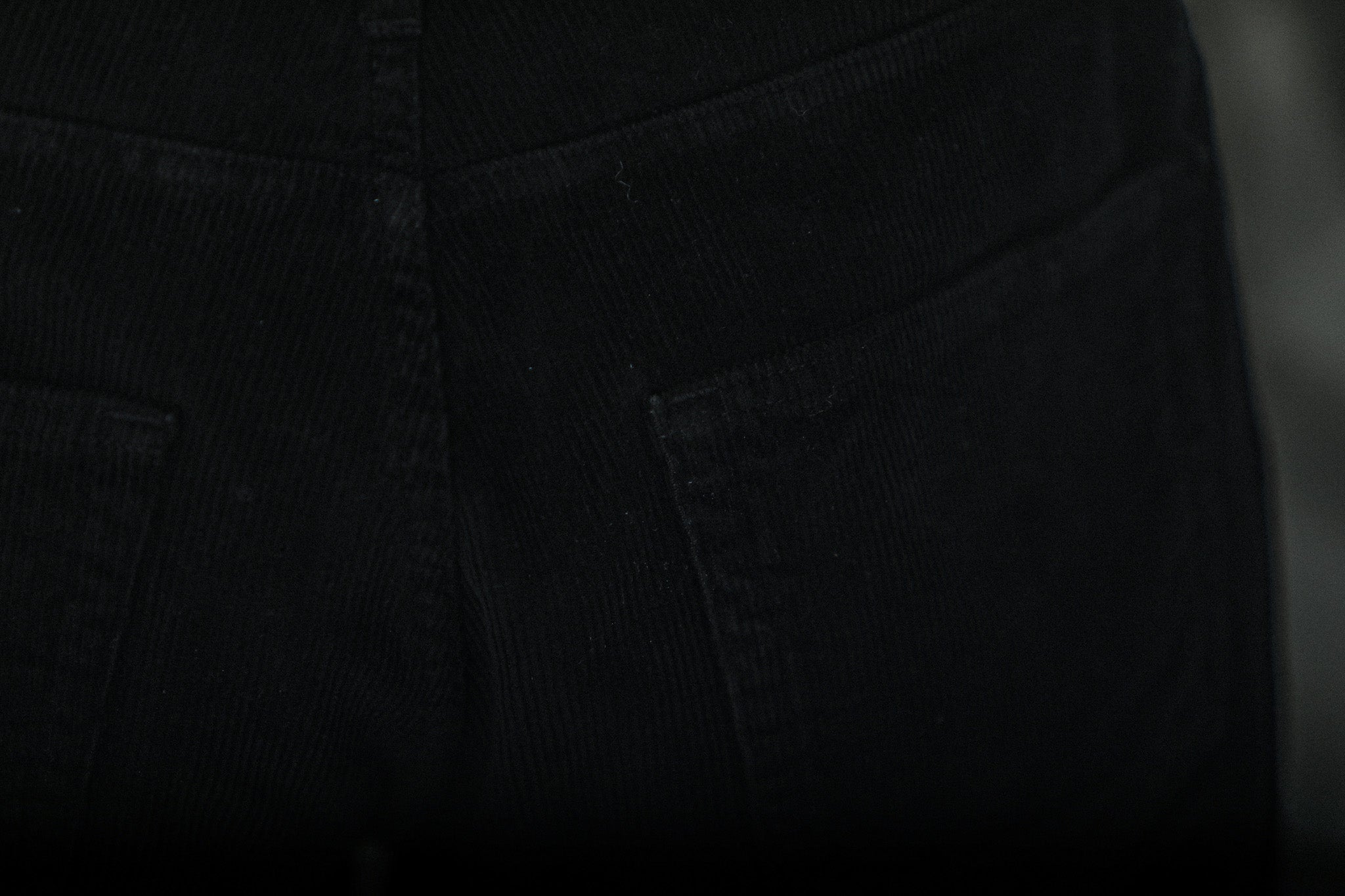 Jean Velours Noir -  Comfort Fit