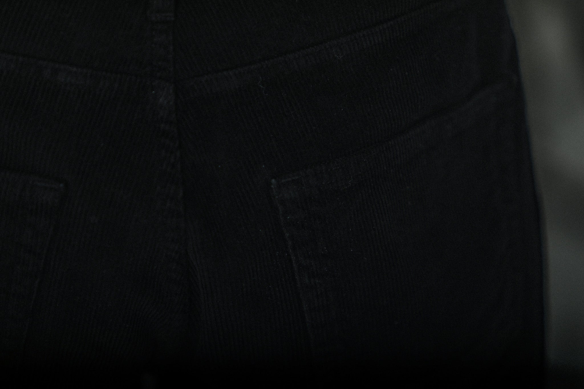 Jean Velours Noir -  Comfort Fit