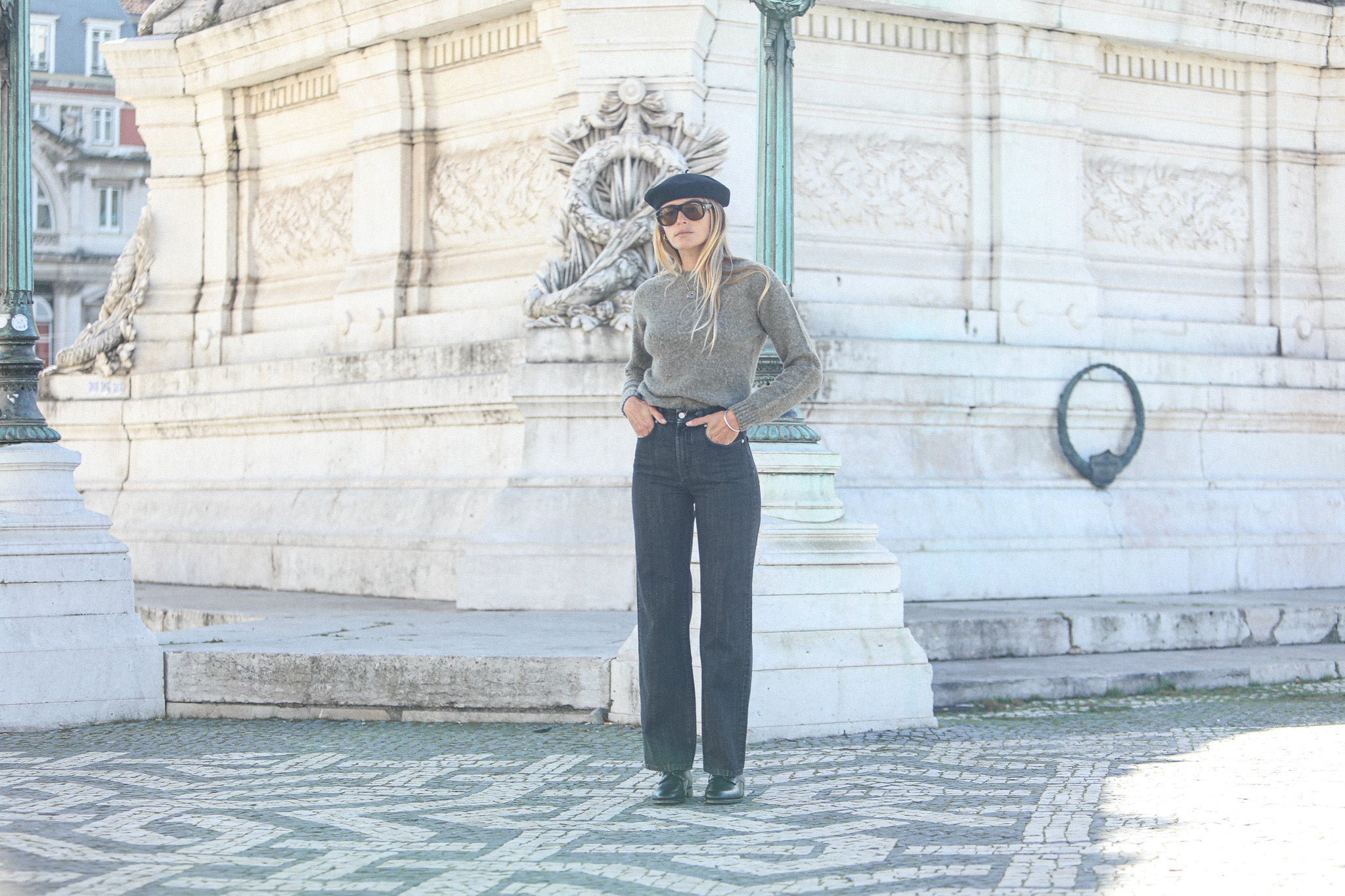 Jean Japanese Black Stonewash - Wide Leg Fit