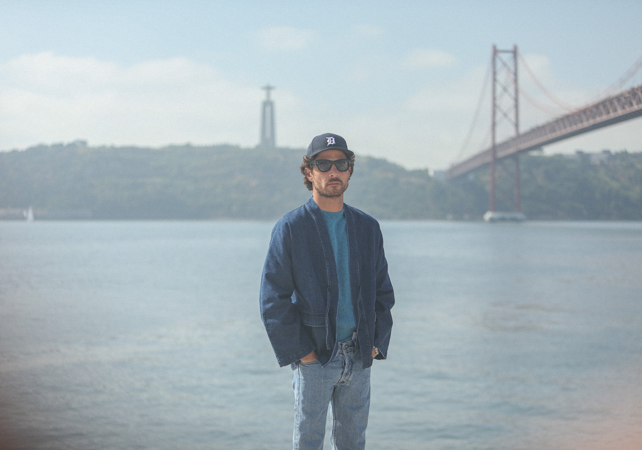 Veste Kimono Denim Japonais Stonewash