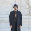 Manteau Long - Laine & Cachemire Navy