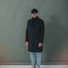 Manteau Long Laine & Cachemire Navy