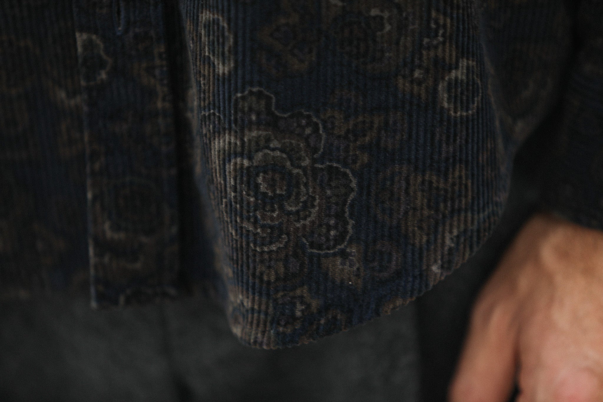 SOON - Surchemise Velours Japan Navy - New Modern Fit