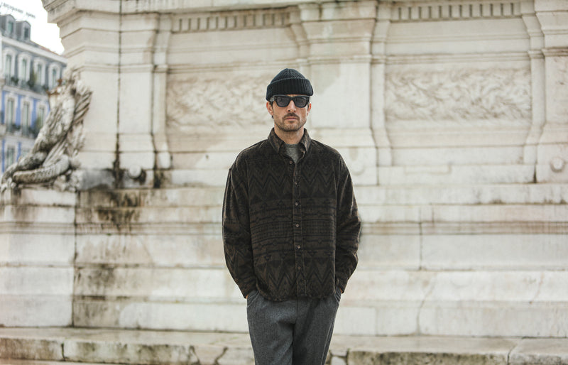 Surchemise Velours Japan Navajo Brown - New Modern Fit