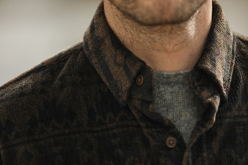 Surchemise Velours Japan Navajo Brown - New Modern Fit